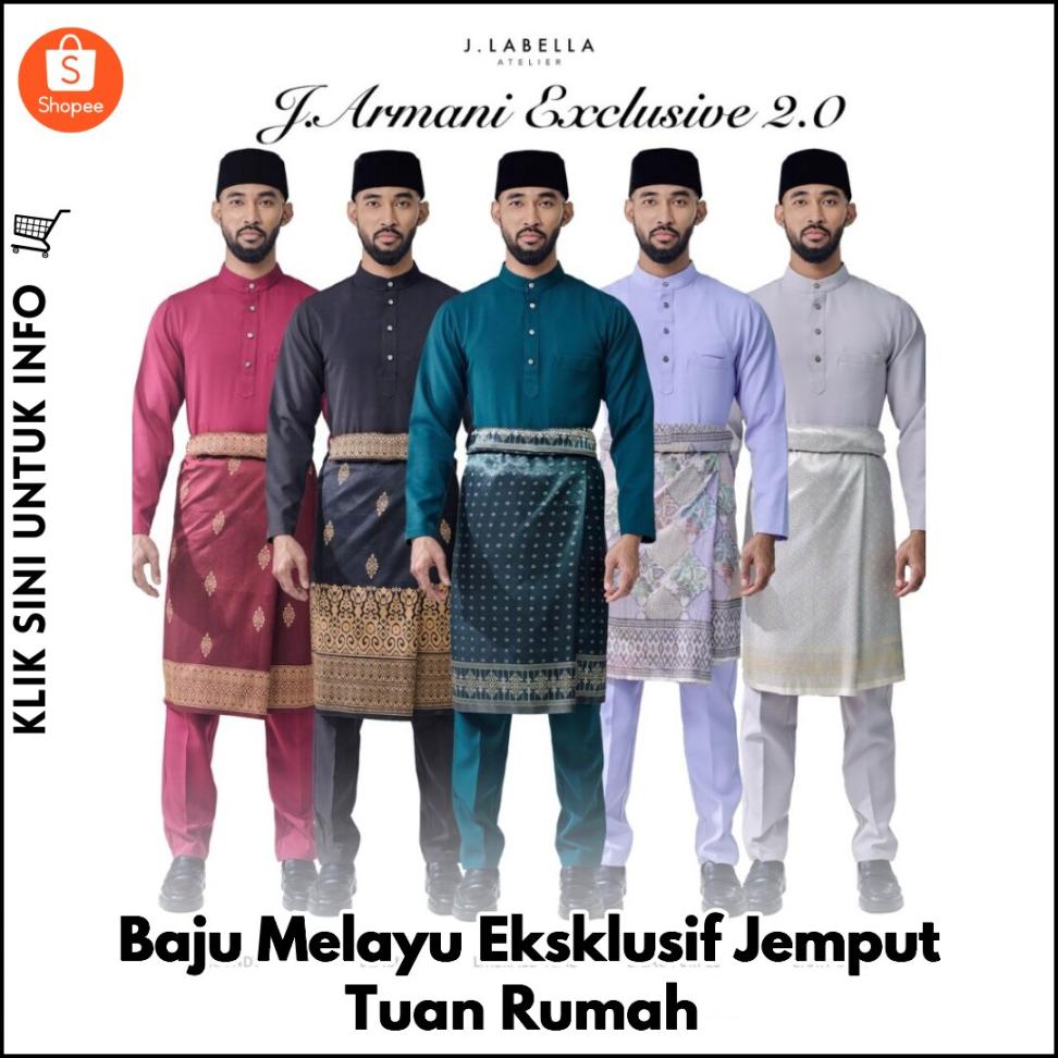 Baju Melayu Eksklusif Jemput Tuan Rumah