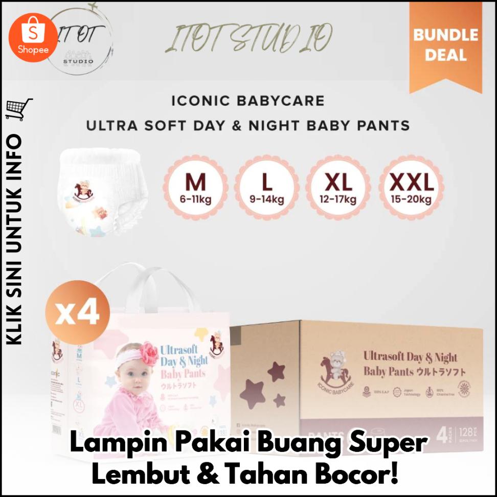 Lampin Pakai Buang Super Lembut & Tahan Bocor!
