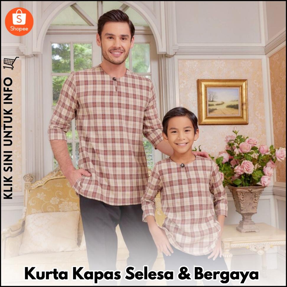 Kurta Kapas Selesa & Bergaya