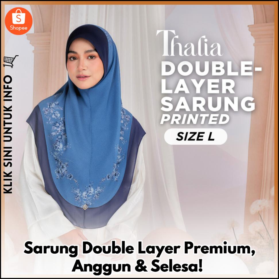 Sarung Double Layer Premium, Anggun & Selesa!