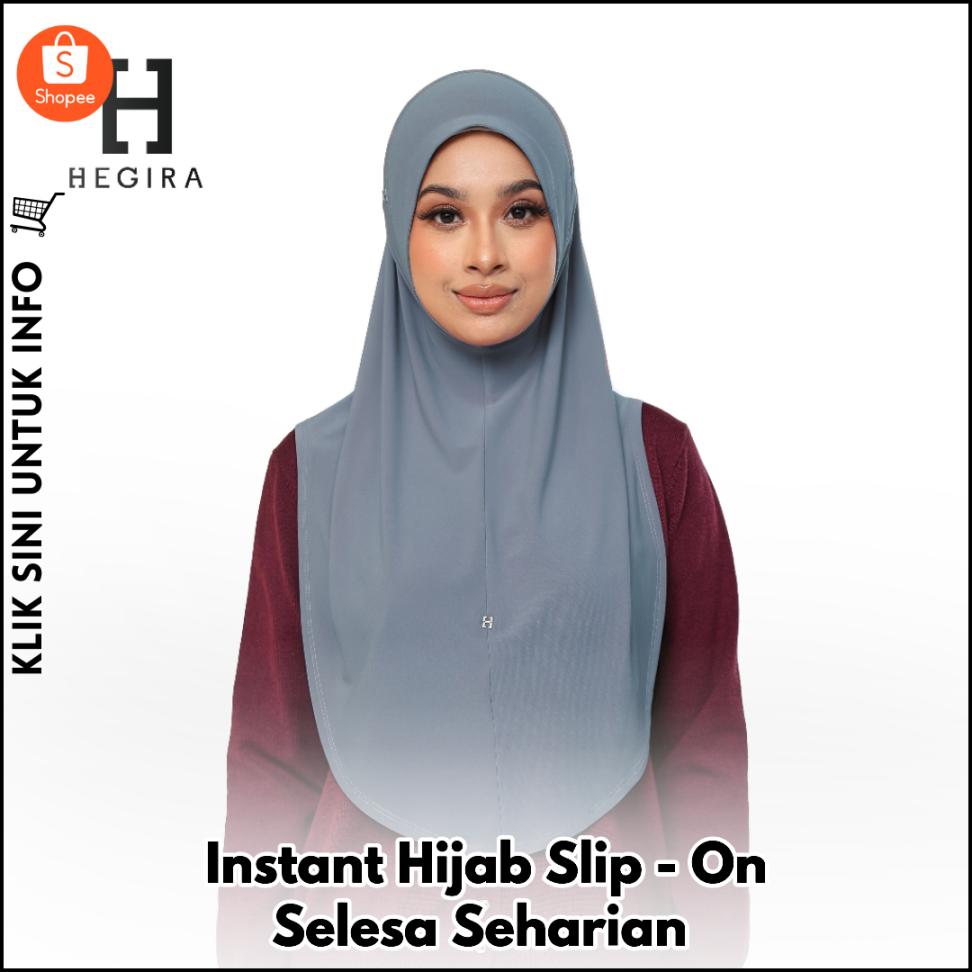 Instant Hijab Slip-On Selesa Seharian