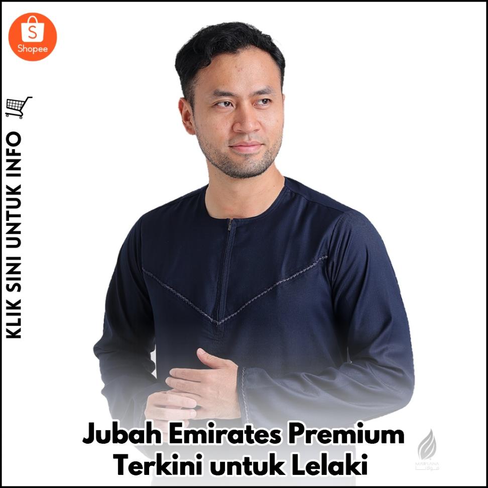 Jubah Emirates Premium Terkini untuk Lelaki