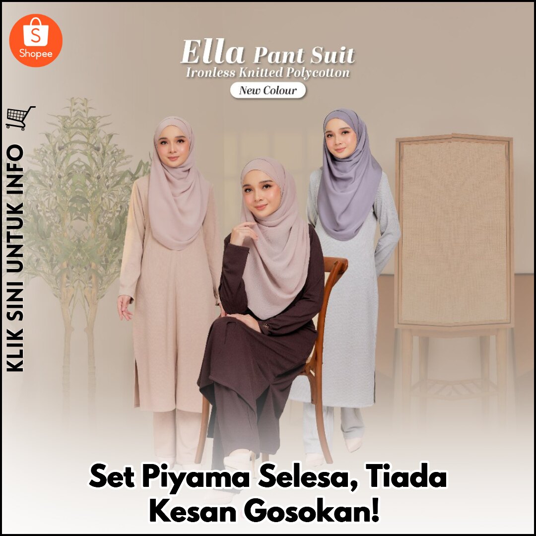 Set Piyama Selesa, Tiada Kesan Gosokan!