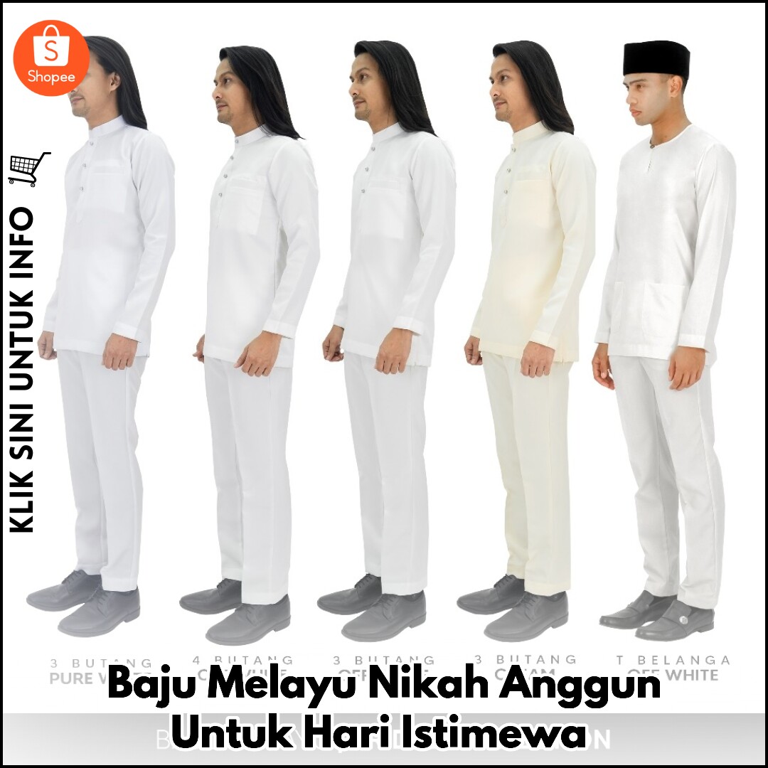 Baju Melayu Nikah Anggun Untuk Hari Istimewa