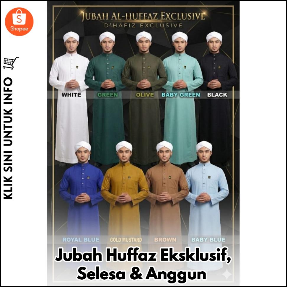 Jubah Huffaz Eksklusif, Selesa & Anggun