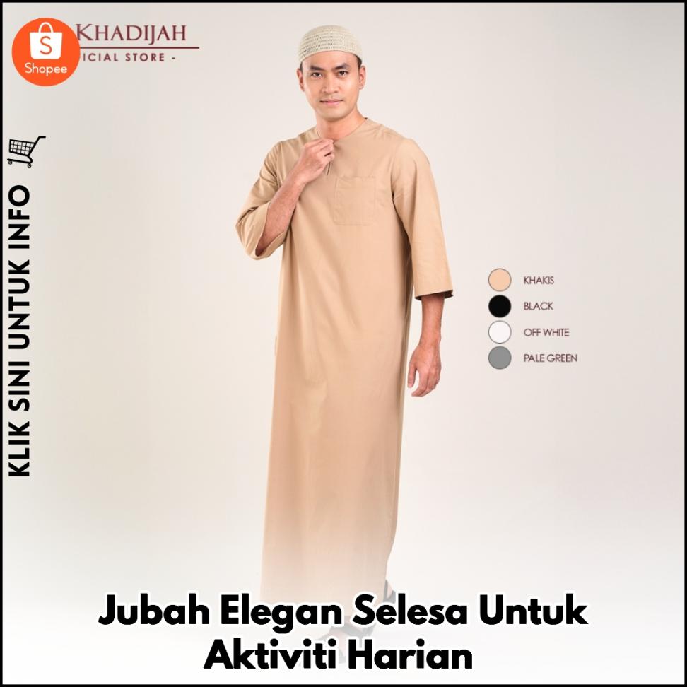Jubah Elegan Selesa Untuk Aktiviti Harian