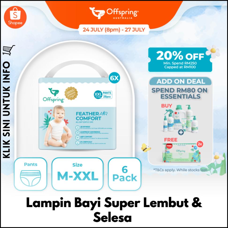 Lampin Bayi Super Lembut & Selesa