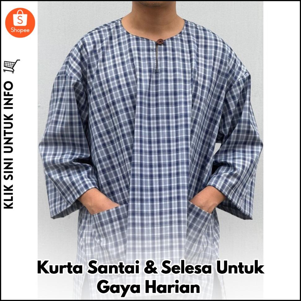 Kurta Santai & Selesa Untuk Gaya Harian
