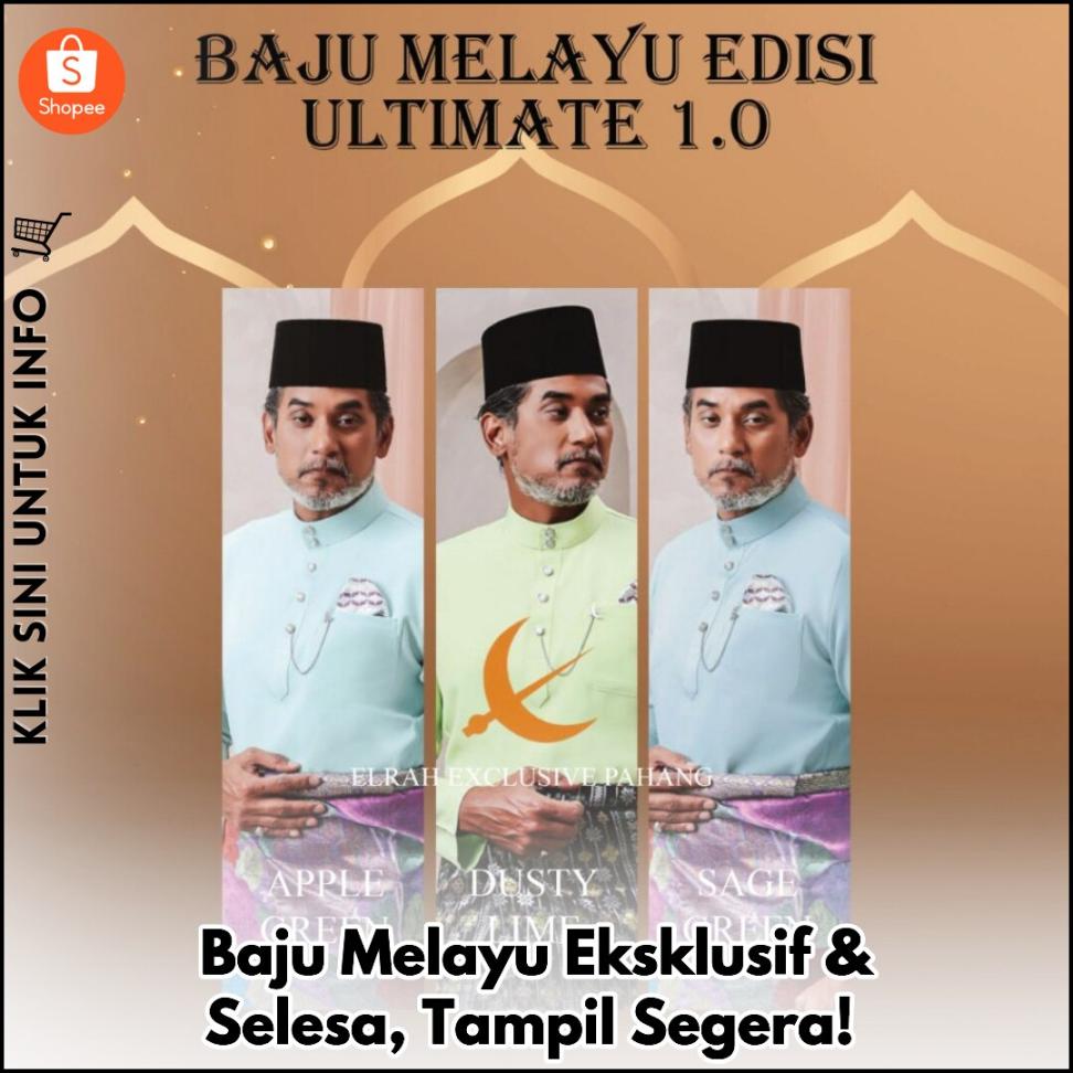 Baju Melayu Eksklusif & Selesa, Tampil Segera!