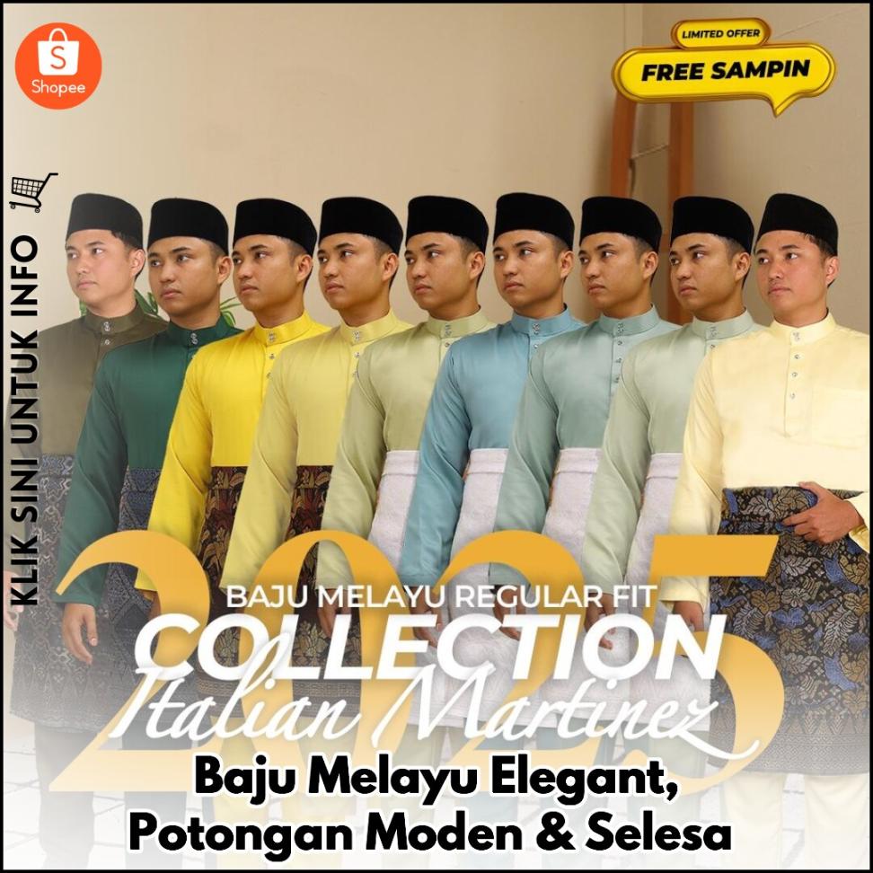 Baju Melayu Elegant, Potongan Moden & Selesa