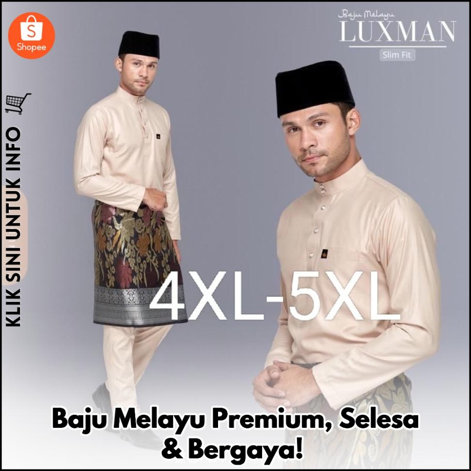 Baju Melayu Plus Size Premium – Selesa & Bergaya!