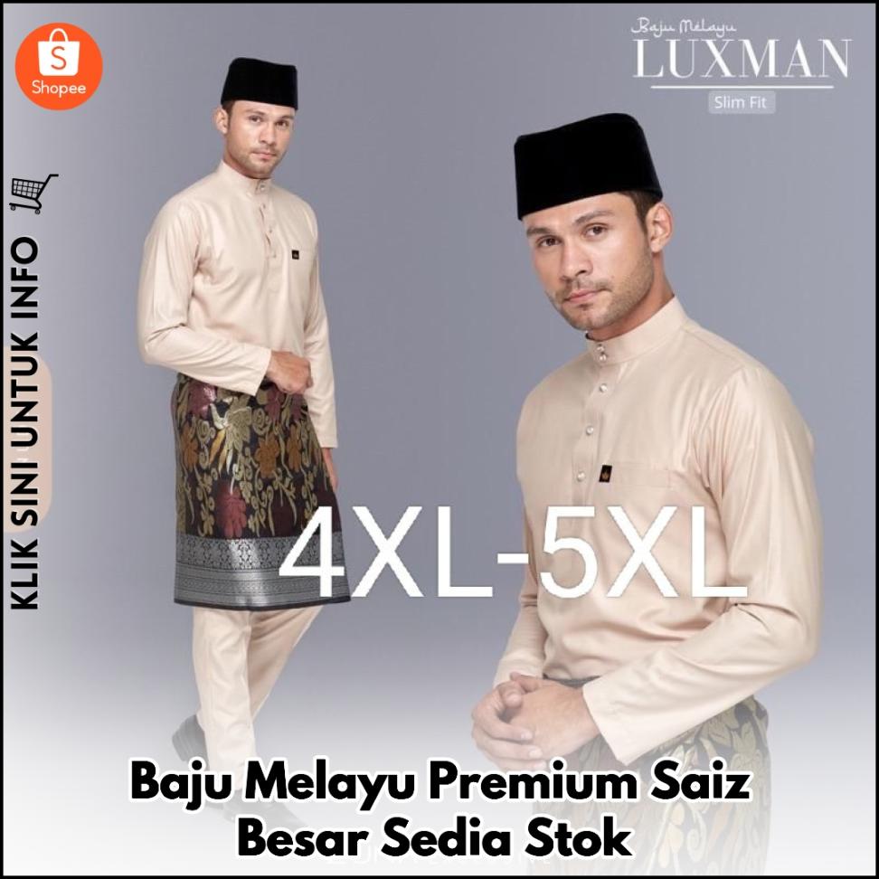 Baju Melayu Plus Size Premium – Selesa & Bergaya!