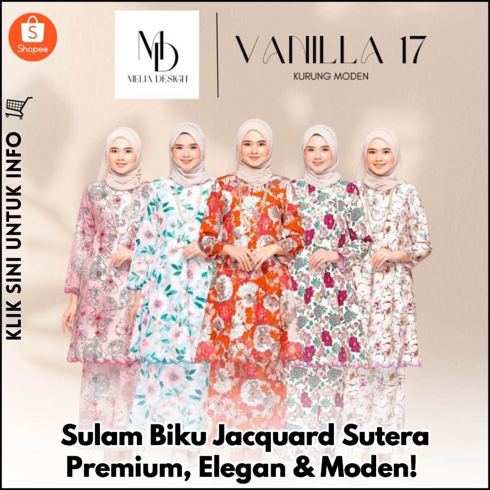 Sulam Biku Jacquard Sutera Premium, Elegan & Moden!
