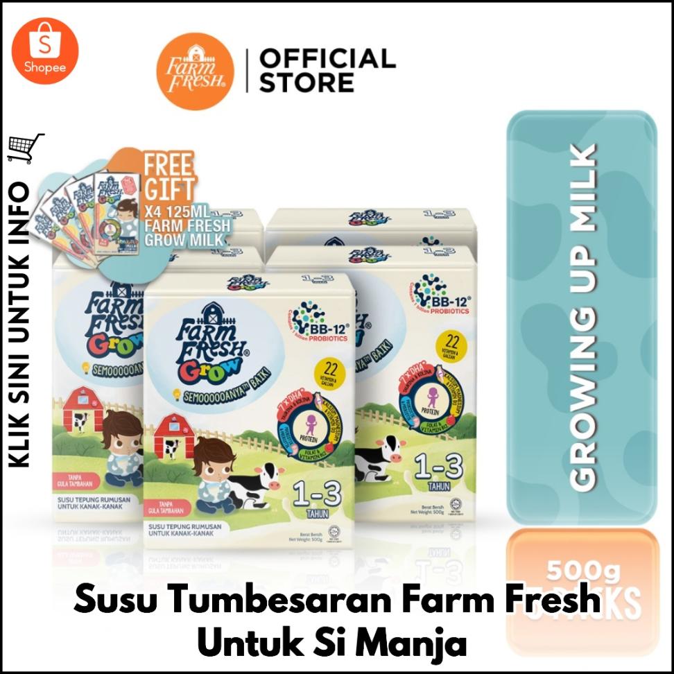 Susu Tumbesaran Farm Fresh Untuk Si Manja