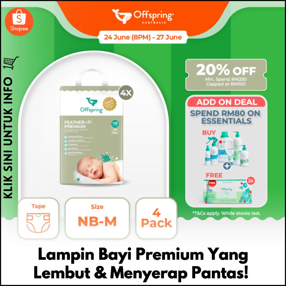 Lampin Bayi Premium Yang Lembut & Menyerap Pantas!