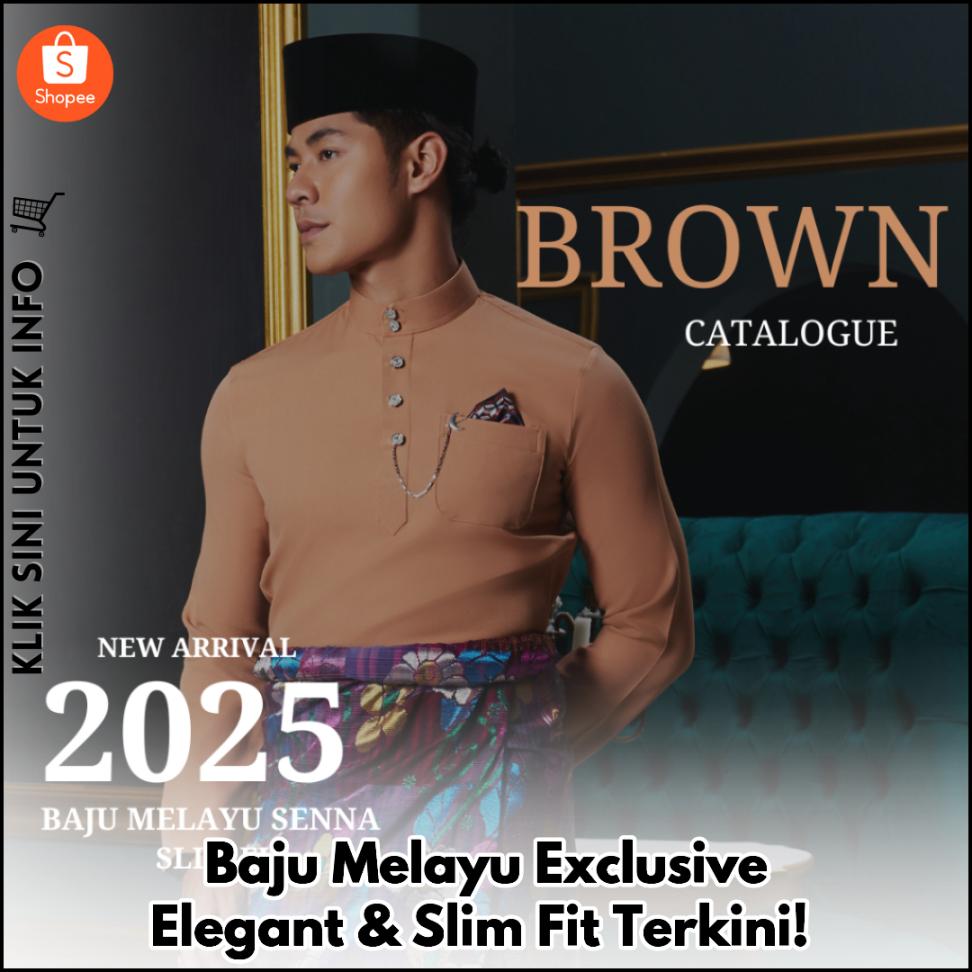 Baju Melayu Exclusive Elegant & Slim Fit Terkini!
