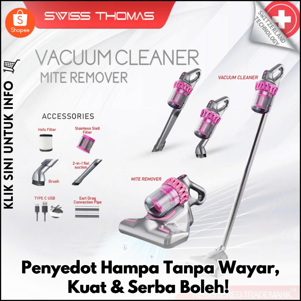 Penyedot Hampa Tanpa Wayar, Kuat & Serba Boleh!