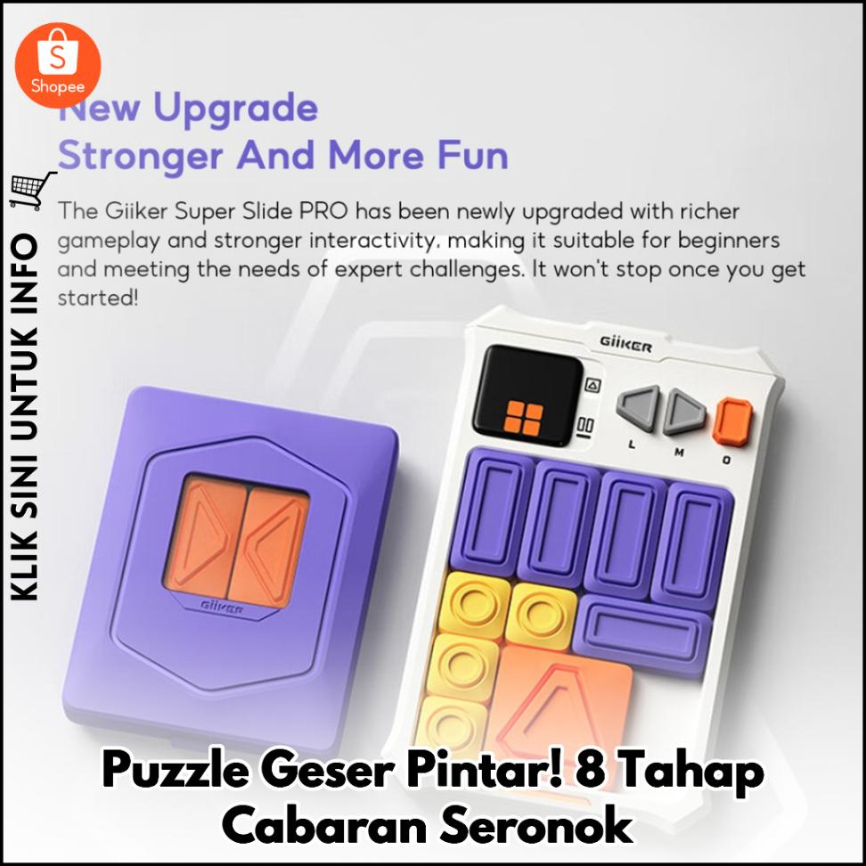 Puzzle Geser Pintar! 8 Tahap Cabaran Seronok