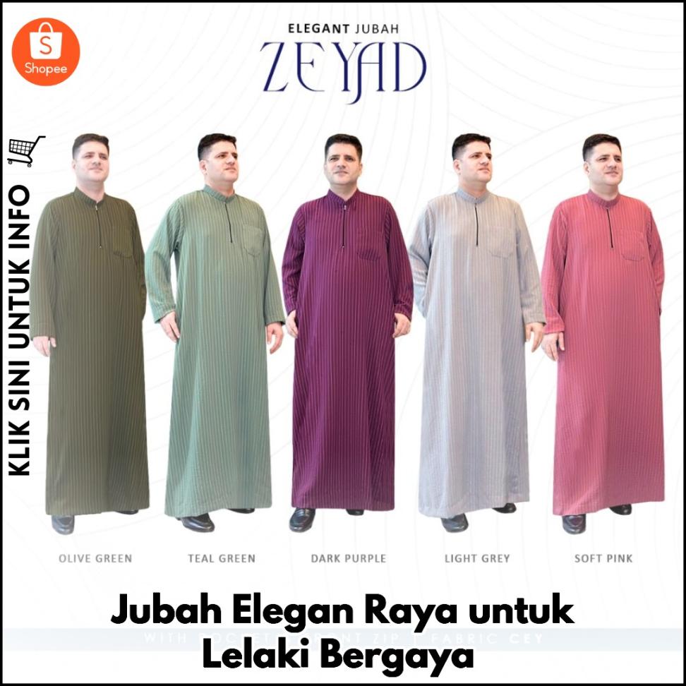 Jubah Elegan Raya untuk Lelaki Bergaya