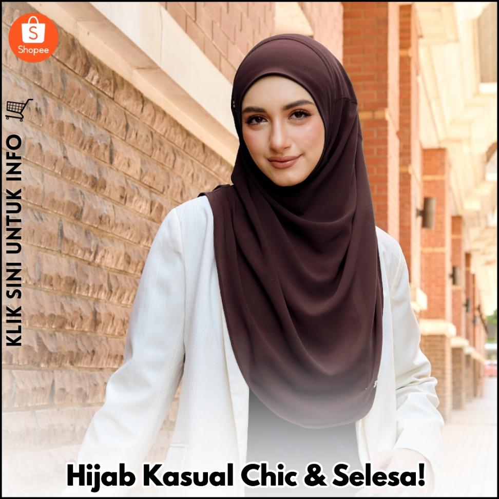 Hijab Kasual Chic & Selesa!