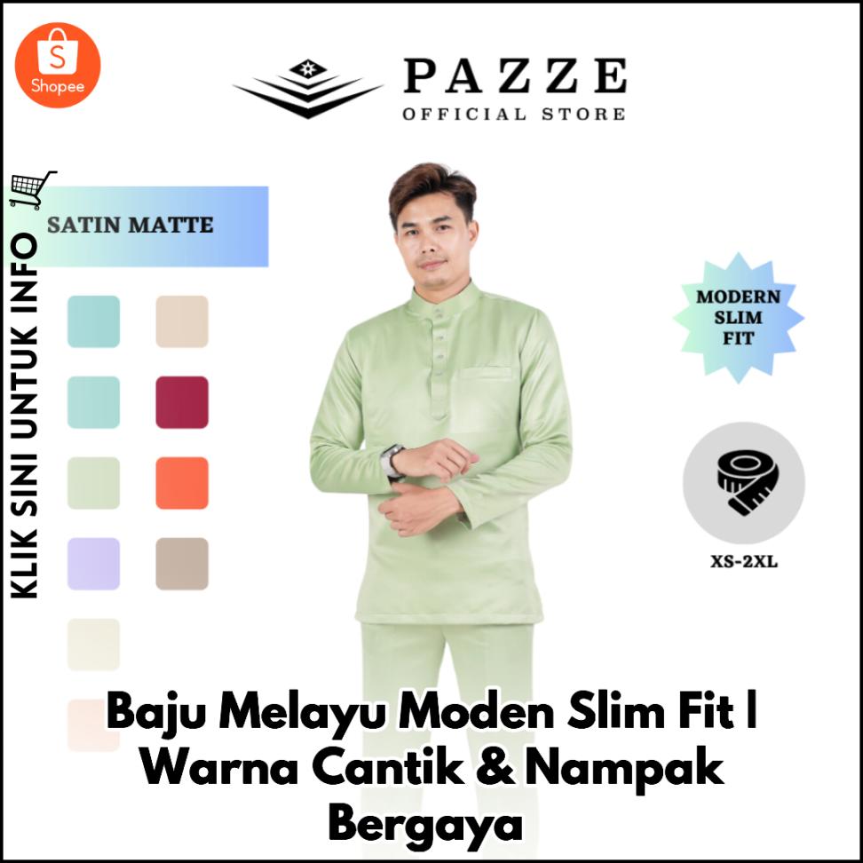 Baju Melayu Moden Slim Fit | Warna Cantik & Nampak Bergaya
