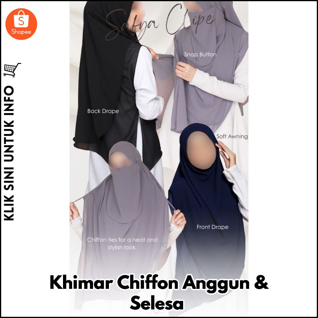 Khimar Chiffon Anggun & Selesa