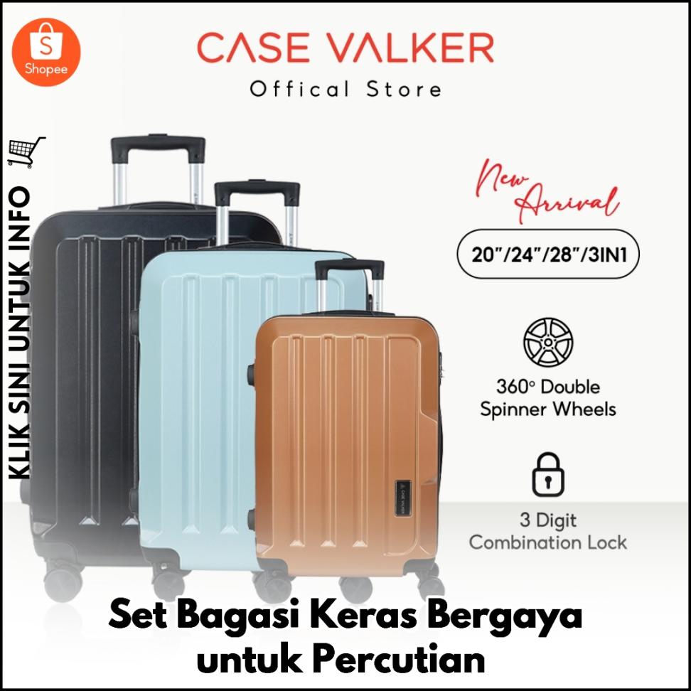 Set Bagasi Keras Bergaya untuk Percutian