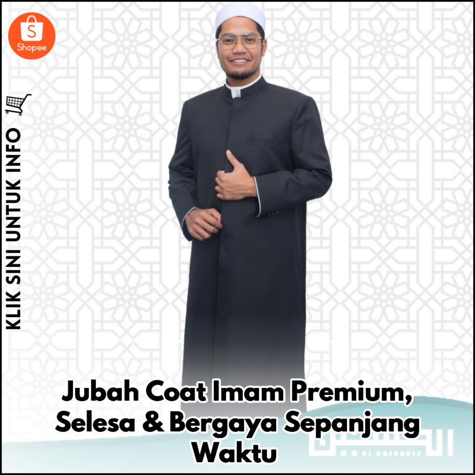 Jubah Coat Imam Premium, Selesa & Bergaya Sepanjang Waktu