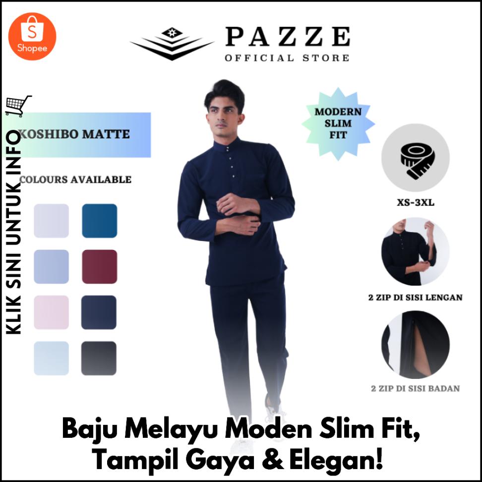Baju Melayu Moden Slim Fit, Tampil Gaya & Elegan!