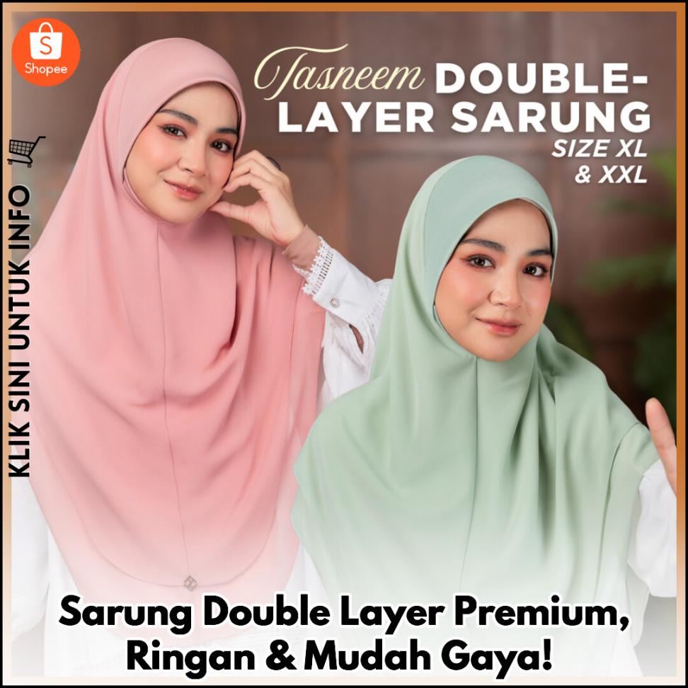 Sarung Double Layer Premium, Ringan & Mudah Gaya!