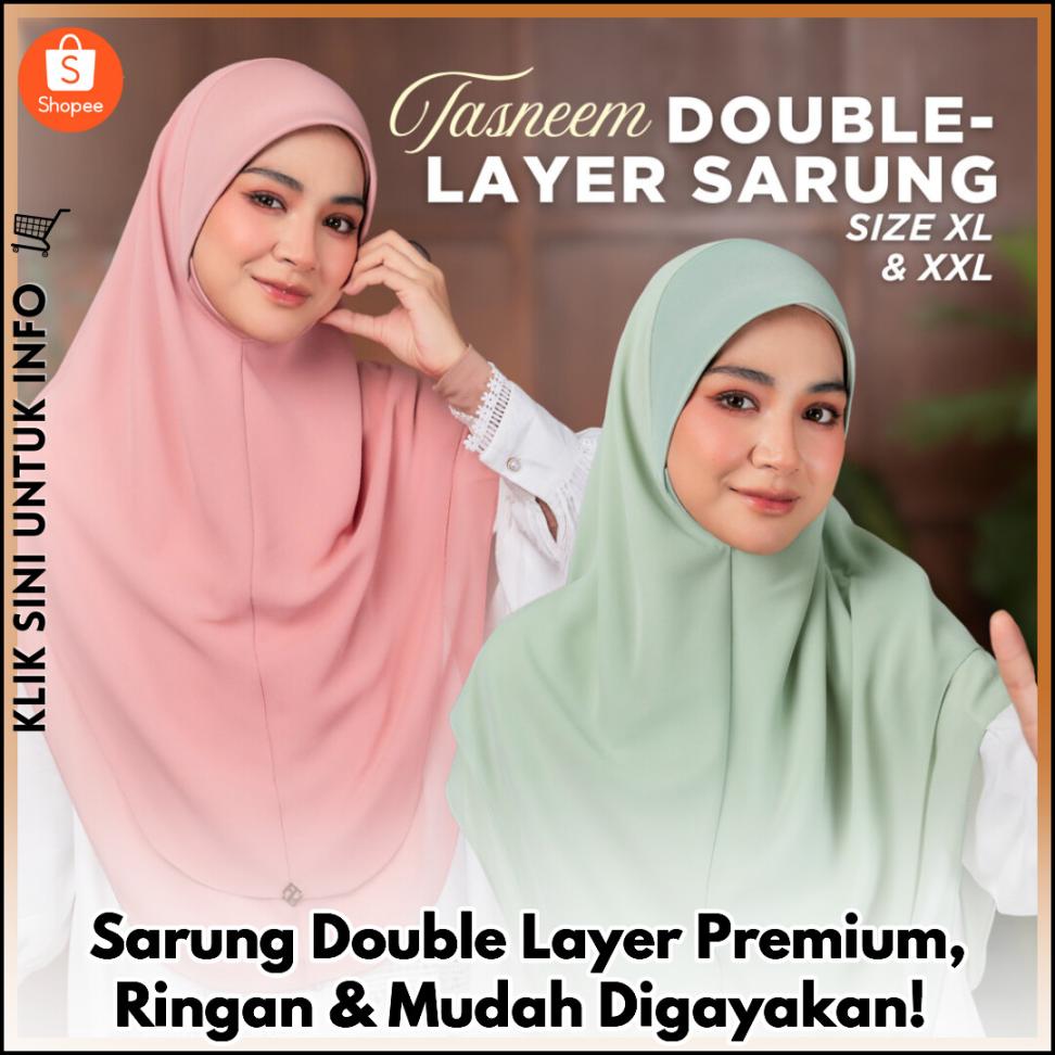 Sarung Double Layer Premium, Ringan & Mudah Digayakan!