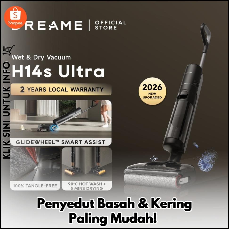 Penyedut Basah & Kering Paling Mudah!