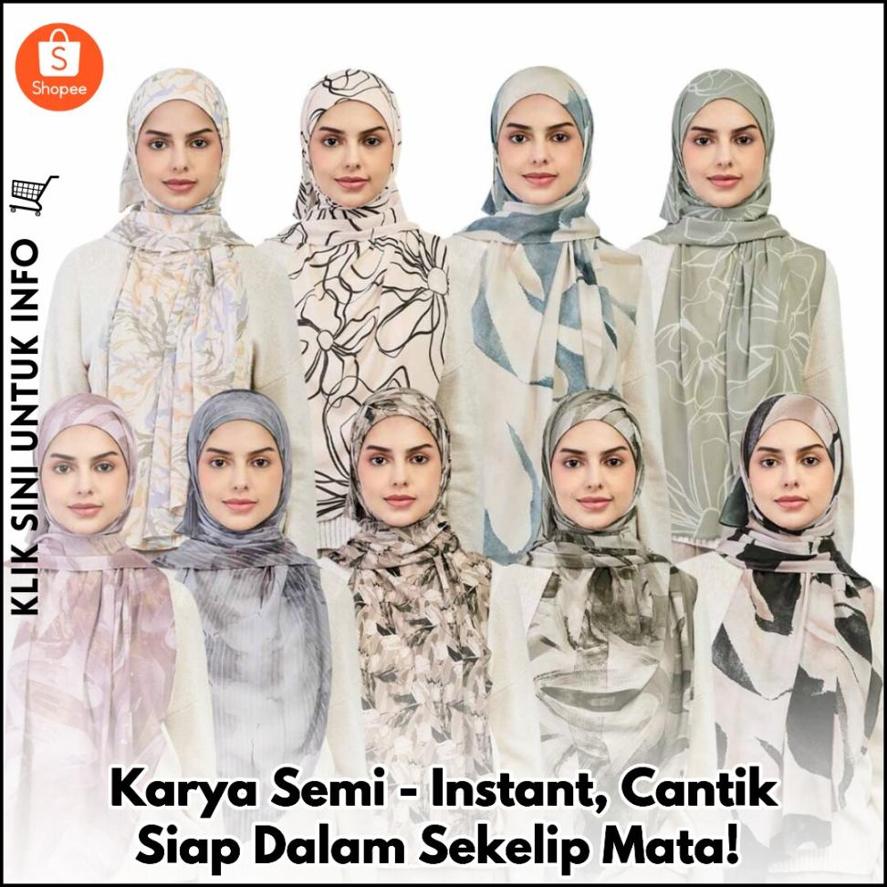 Karya Semi-Instant, Cantik Siap Dalam Sekelip Mata!