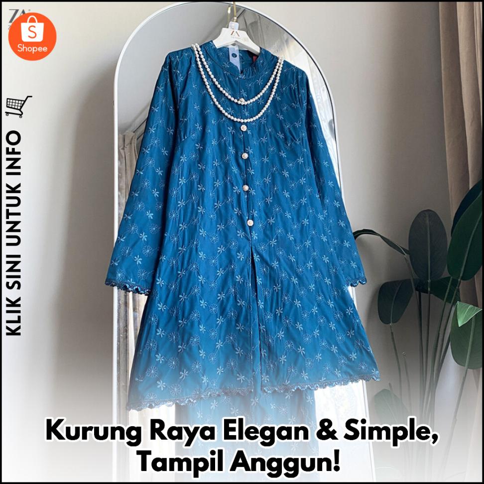 Kurung Raya Elegan & Simple, Tampil Anggun!