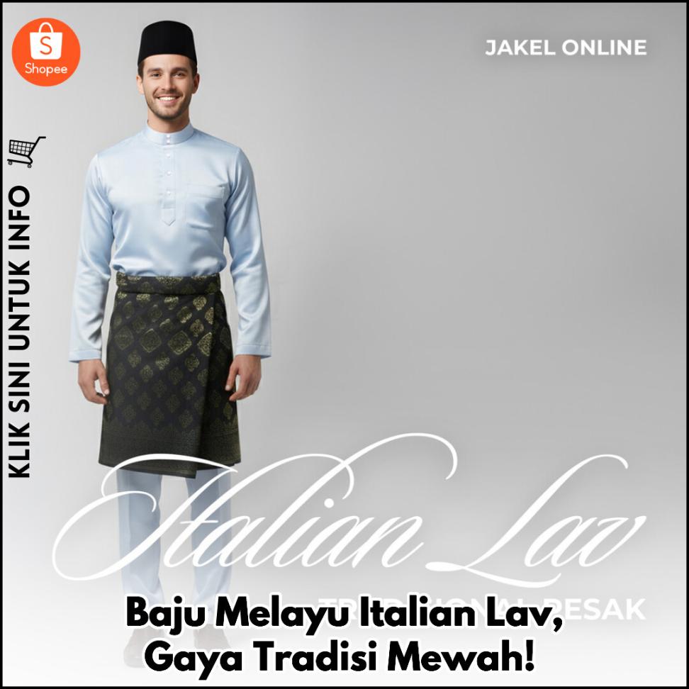 BAJU MELAYU ITALIAN LAV – Gaya Tradisi yang Anggun