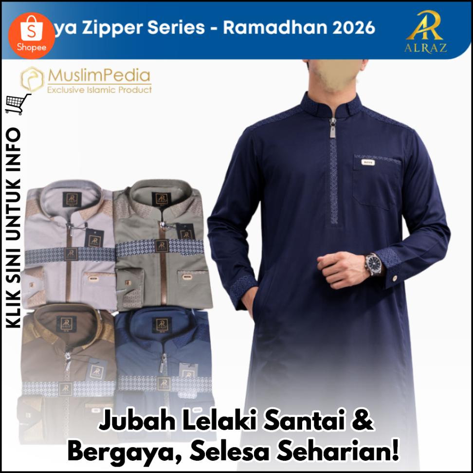 Jubah Lelaki Santai & Bergaya, Selesa Seharian!