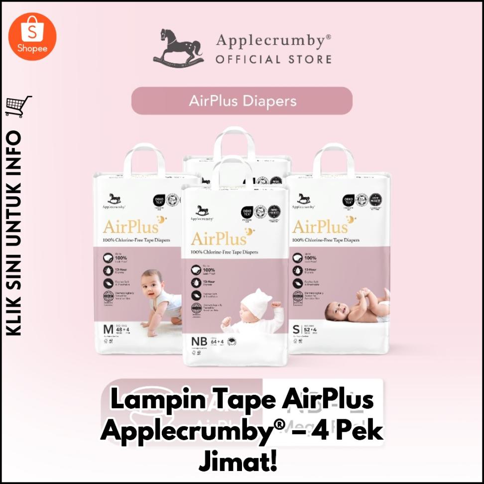 Lampin Tape AirPlus Applecrumby® – 4 Pek Jimat!