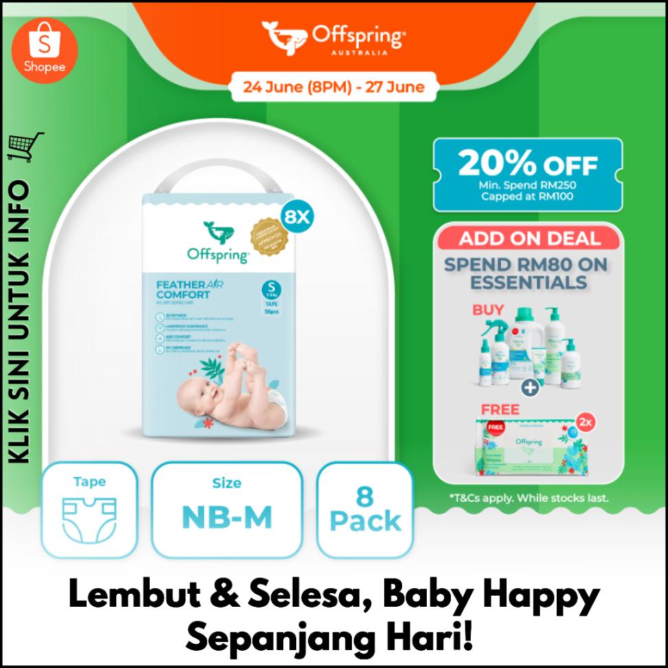 Lembut & Selesa, Baby Happy Sepanjang Hari!