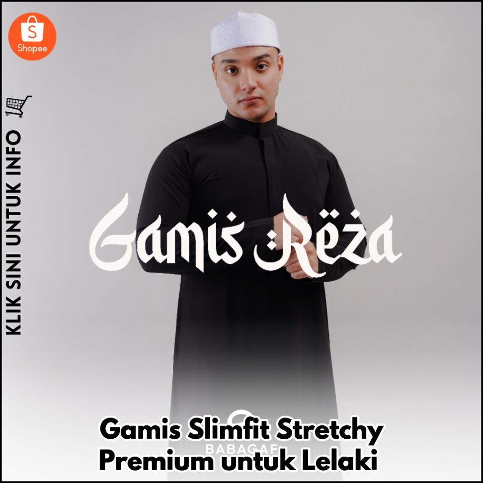 Gamis Slimfit Stretchy Premium untuk Lelaki