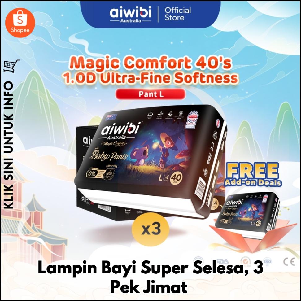 Lampin Bayi Super Selesa, 3 Pek Jimat