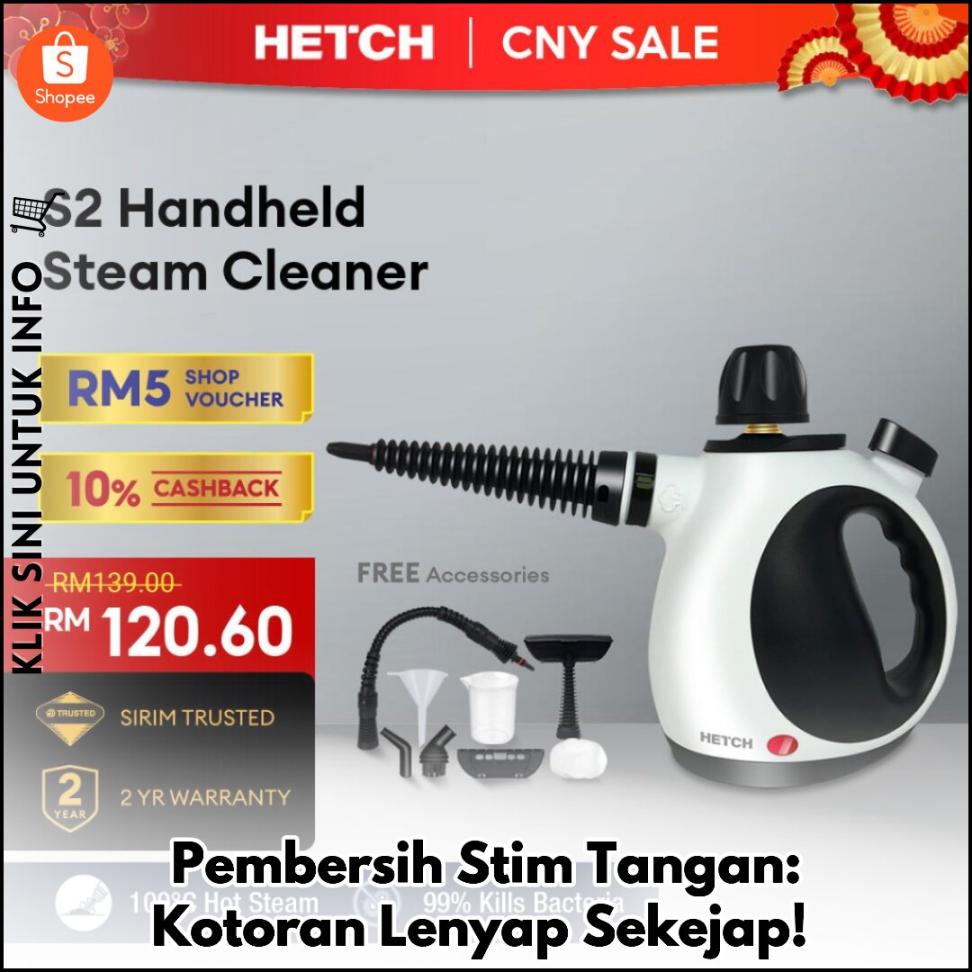 Pembersih Stim Tangan: Kotoran Lenyap Sekejap!