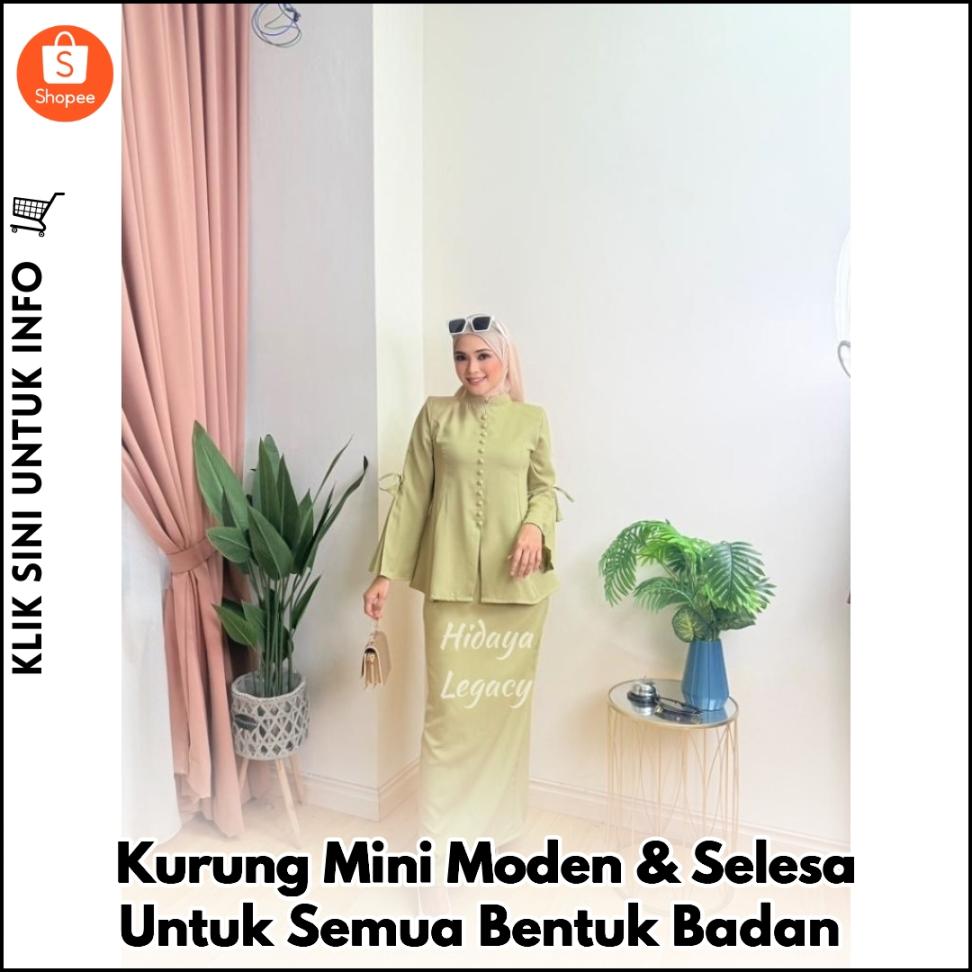 Kurung Mini Moden & Selesa Untuk Semua Bentuk Badan