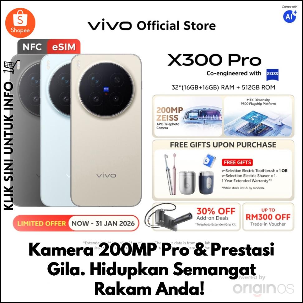 Kamera 200MP Pro & Prestasi Gila. Hidupkan Semangat Rakam Anda!