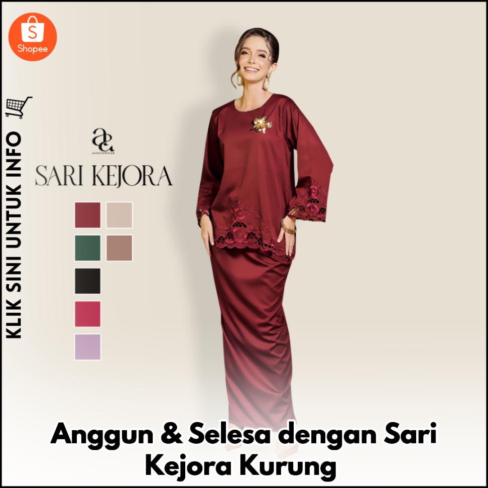 Anggun & Selesa dengan Sari Kejora Kurung