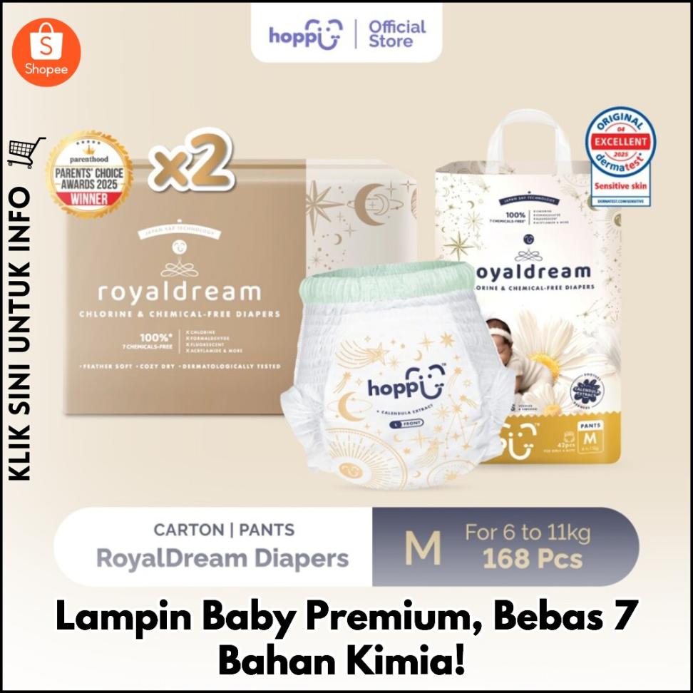 Lampin Baby Premium, Bebas 7 Bahan Kimia!