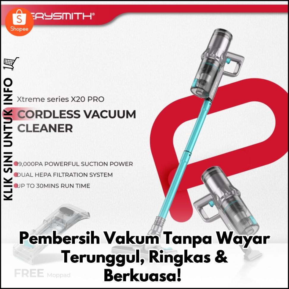 Pembersih Vakum Tanpa Wayar Terunggul, Ringkas & Berkuasa!