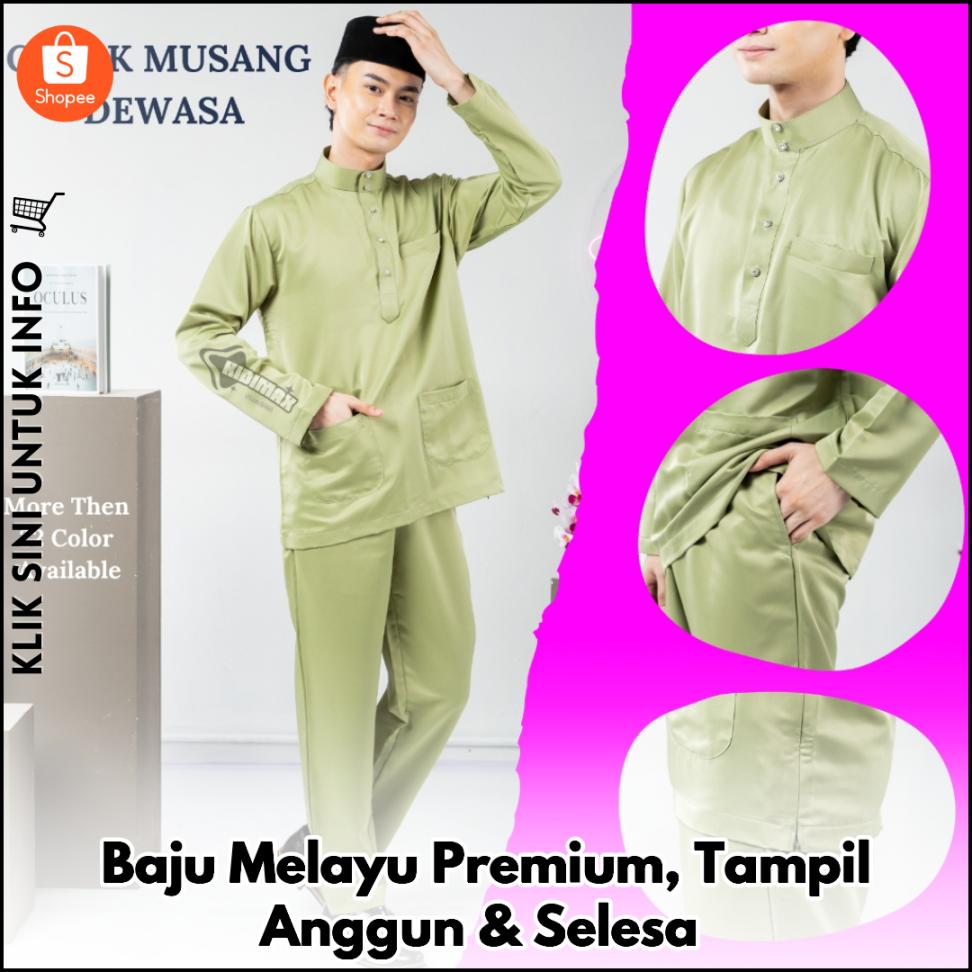 Baju Melayu Premium, Tampil Anggun & Selesa