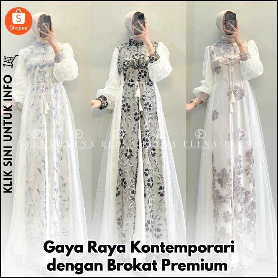 Gaya Raya Kontemporari dengan Brokat Premium