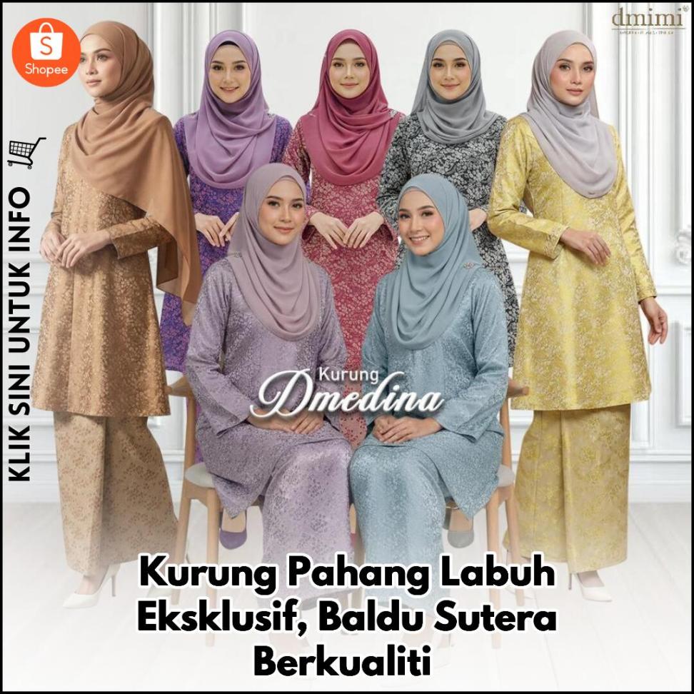 Kurung Labuh Pahang Eksklusif, Sutera Velvet Berkualiti