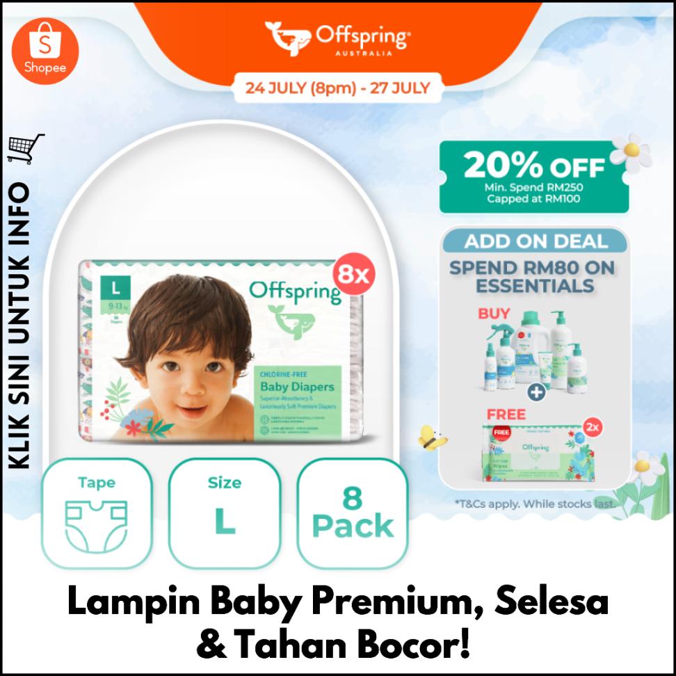 Lampin Baby Premium, Selesa & Tahan Bocor!